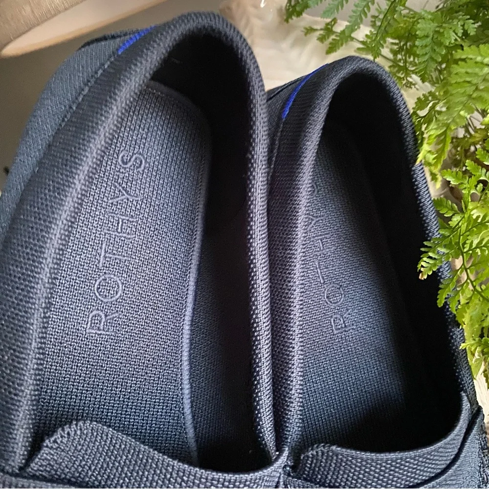 Rothy’s Mens 11 Driving Loafer The Driver in Navy Slip‎ On Loafers Navy Blue